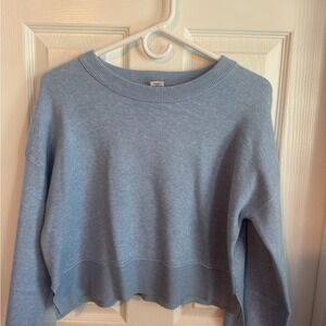 Sincerely Jules‎ Light Blue Cropped Crew Neck Sweater NWOT Size Small